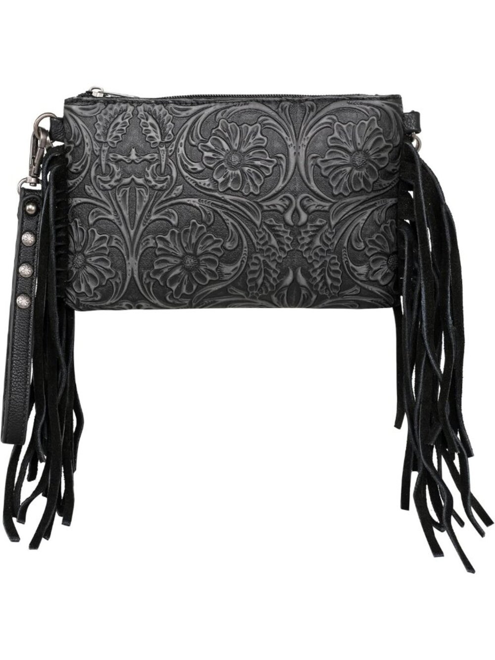 Stylish Western Crossbody Bag & Wristlet Clutch for Women - Versatile Handbag